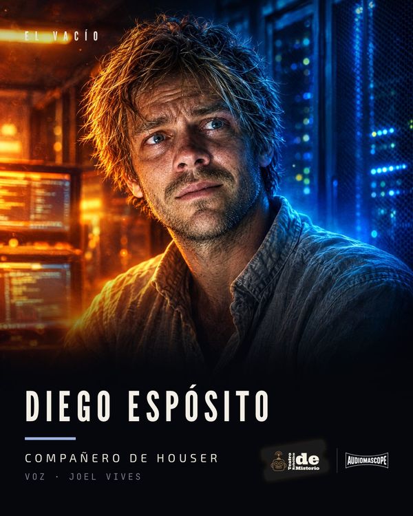 El Vacío 18 Diego Espósito, compañero de Houser, voz de Joel Vives