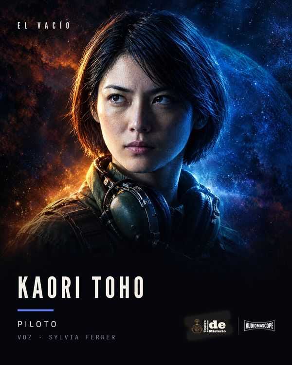 El Vacío 17 Kaori Toho, piloto, voz de Sylvia Ferrer
